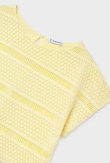 Mayoral Crochet Top Vanilla