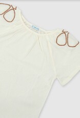 Mayoral S/S Peasant Top Cream