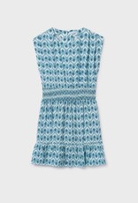 Mayoral Mint Printed Dress