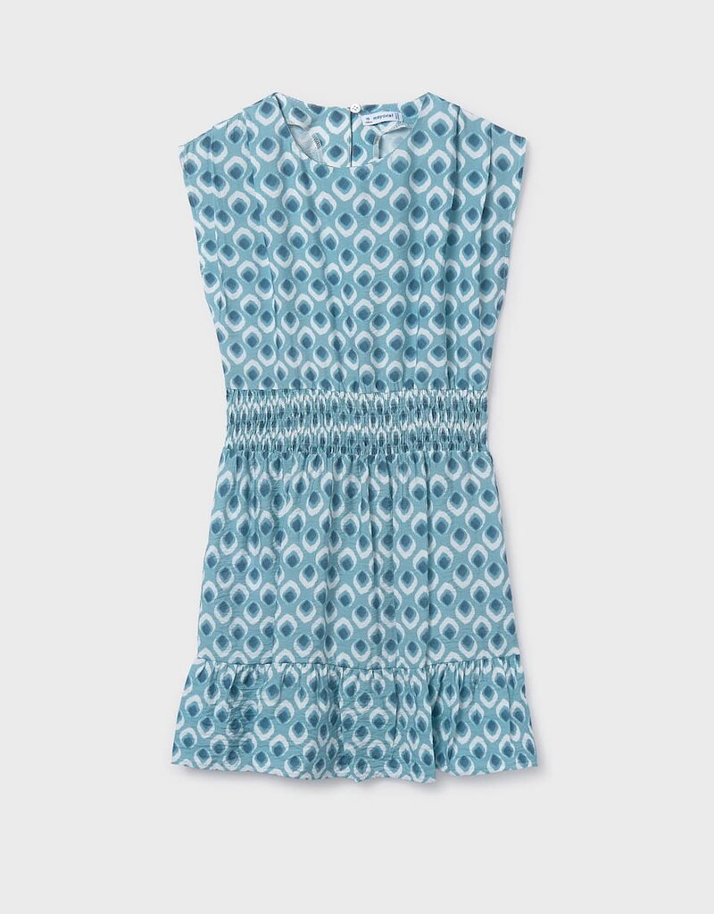 Mayoral Mint Printed Dress