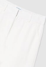Mayoral White Lace Trim Sleeveless Top Pant Set