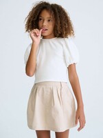 Mayoral SALE. White Puffy Sleeve Top