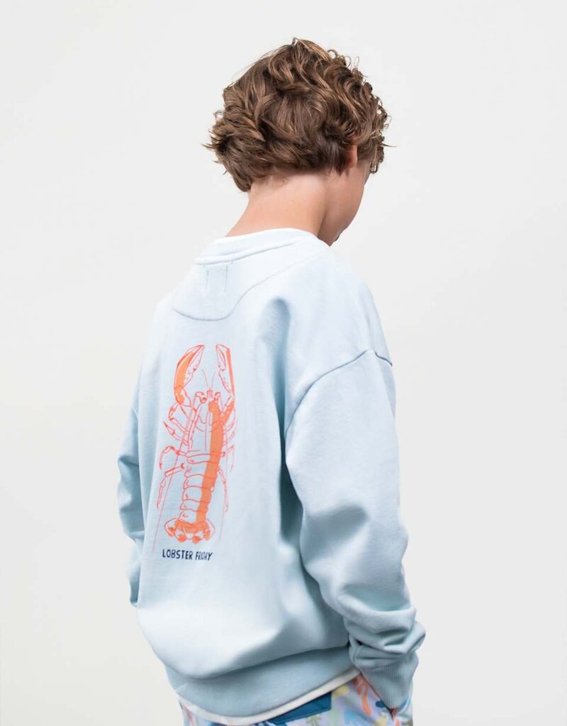 Mayoral Sky Blue Sweatshirt w/Lobster Print