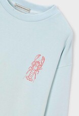 Mayoral Sky Blue Sweatshirt w/Lobster Print