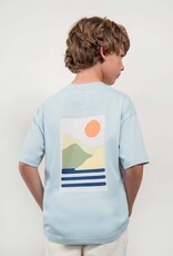 Mayoral Sky Blue Landscape S/S Tee