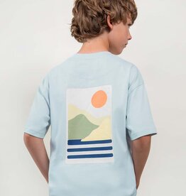 Mayoral Sky Blue Landscape S/S Tee