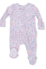 Angel Dear Elizabeths Garden 2 Way Ruffle Back Zipper Footie