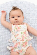 Angel Dear Cute Little Roses Ruffle Sunsuit