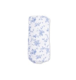 Angel Dear Baby Blue Vines Floral Swaddle