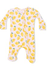 Angel Dear Sunny Lemons 2 Way Zipper Footie