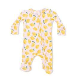 Angel Dear Sunny Lemons 2 Way Zipper Footie