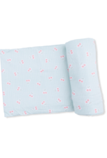 Angel Dear Tiny Cherry Stripe Swaddle