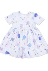 Angel Dear Floral Pickleball Twirly Dress Cartwheel Short