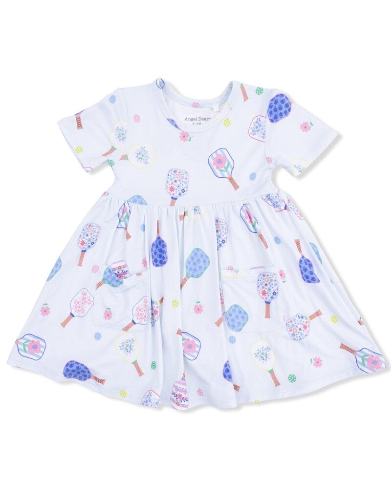 Angel Dear Floral Pickleball Twirly Dress Cartwheel Short