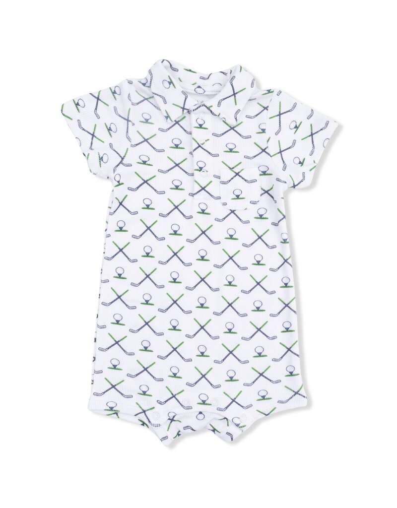 Angel Dear Simple Golf Polo Shortie