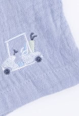 Angel Dear Golf Trellis Blue Polo w/Casual Short