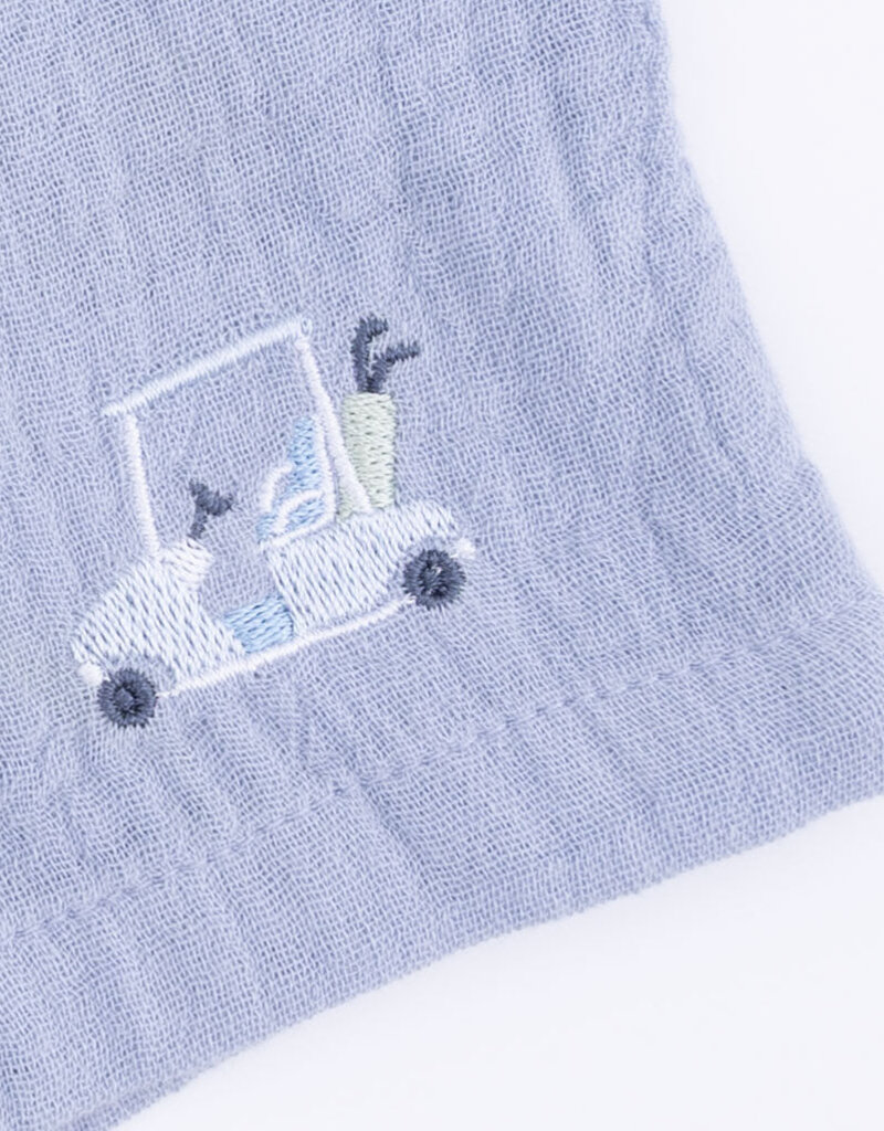 Angel Dear Golf Trellis Blue Polo w/Casual Short