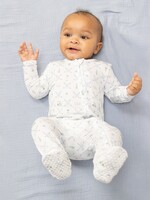 Angel Dear SALE. Golf Trellis Blue 2 Way Zipper Footie