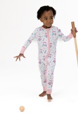 Angel Dear Golf Carts and Flowers Convertible Romper