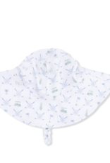 Angel Dear Golf Trellis Blue Wide Brim Sun Hat