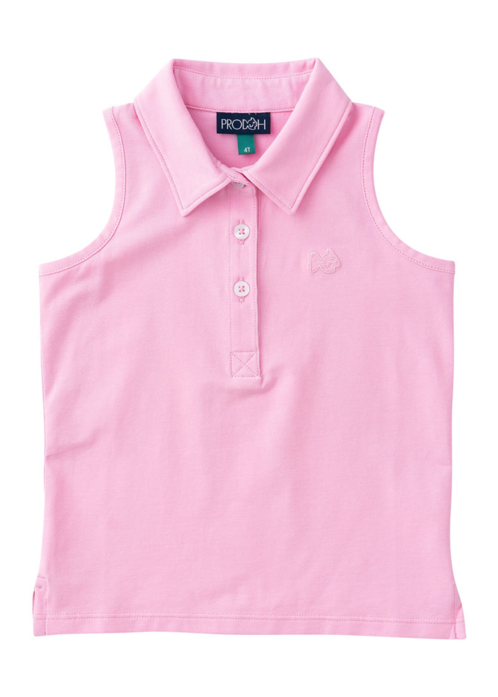 Prodoh Sleeveless Pink Frosting Polo