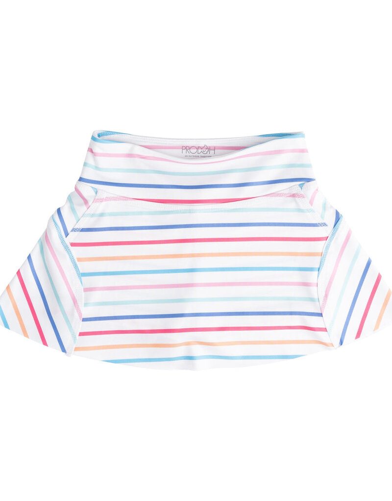 Prodoh Tennis Twirl Skort w/Compr Shorts Sunkissed Stripe