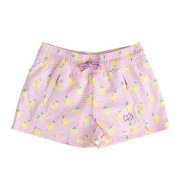 Prodoh SALE Beach Cruiser Shorts Pink Frosting Lemon Stripe