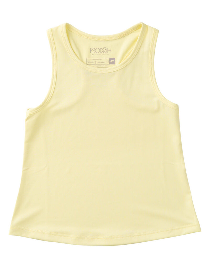 Prodoh Active Racerback Tank Top Yellow Pear