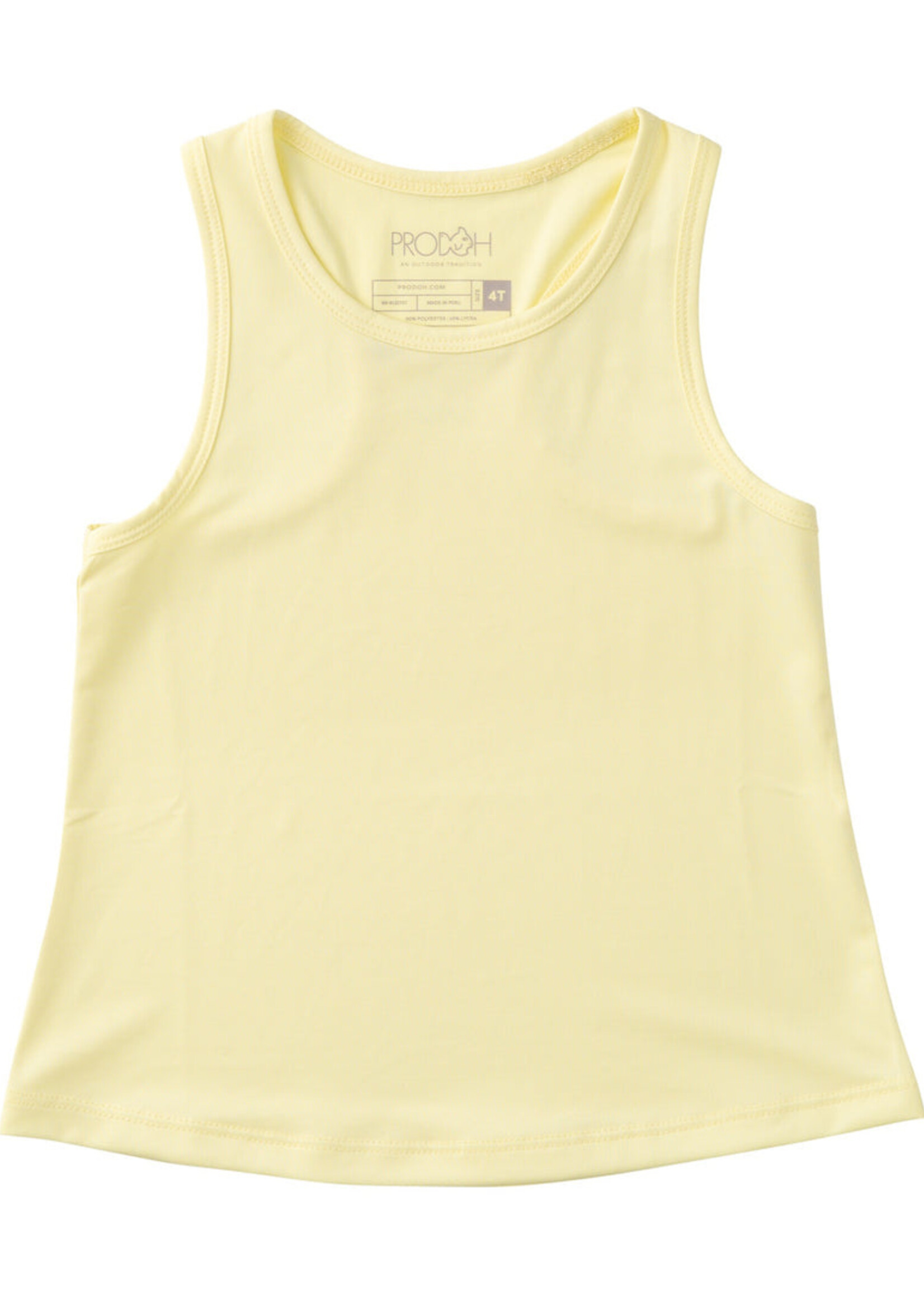 Prodoh Active Racerback Tank Top Yellow Pear
