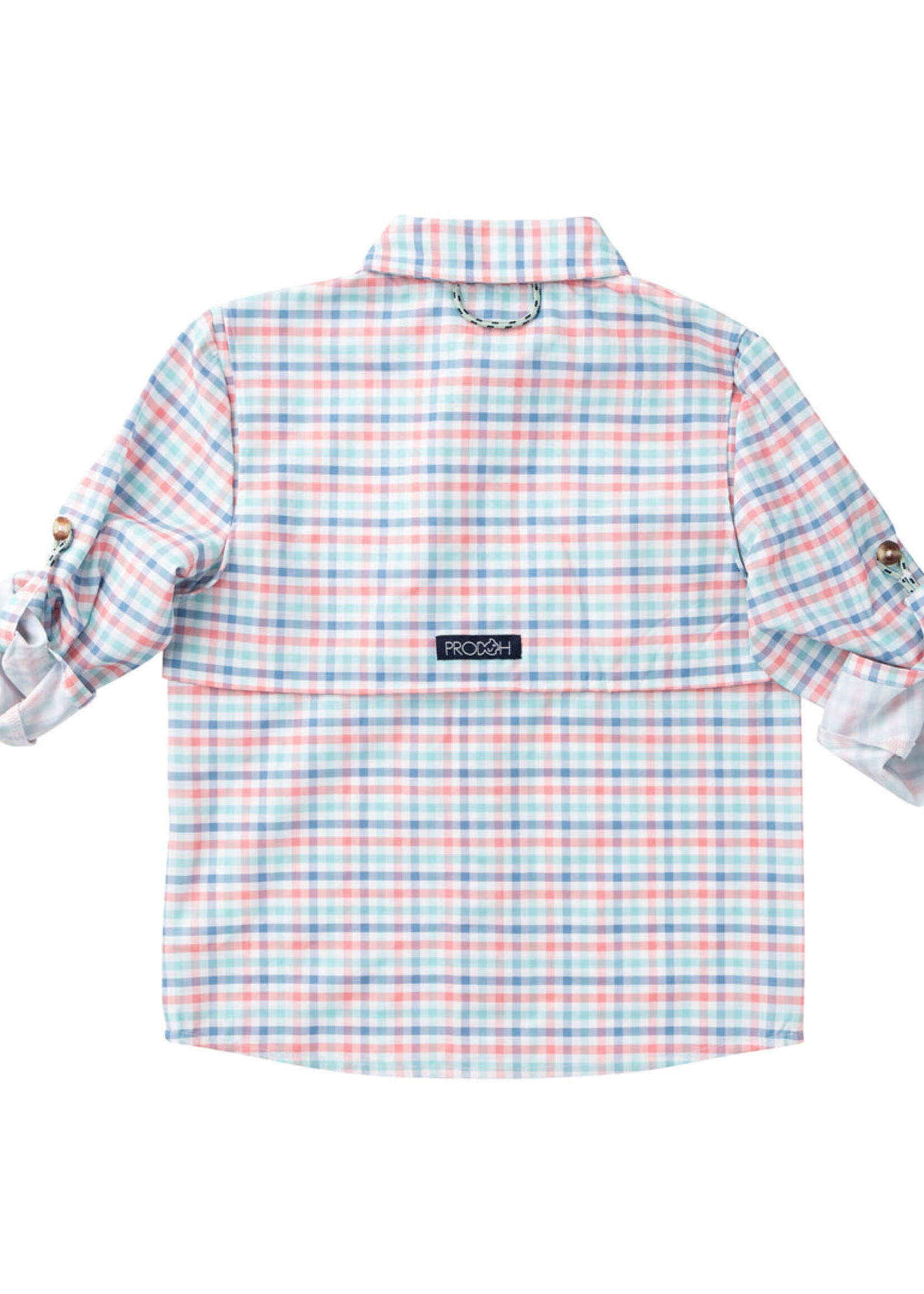 Prodoh L/S Founders Fishing Shirt Strawberry Ice Tide Point