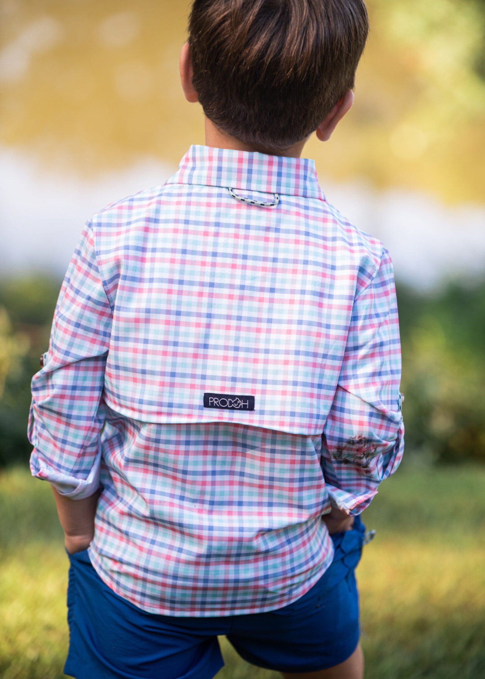Prodoh L/S Founders Fishing Shirt Strawberry Ice Tide Point