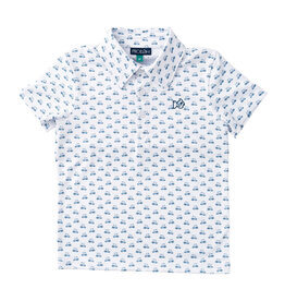Prodoh S/S Pro Perf Polo Golf Cart Print