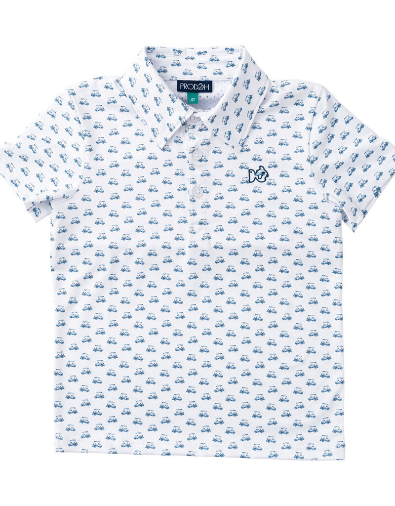 Prodoh S/S Pro Perf Polo Golf Cart Print