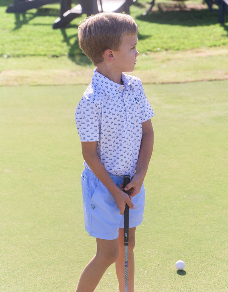Prodoh S/S Pro Perf Polo Golf Cart Print