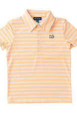 Prodoh S/S Pro Perf Polo Orange Chiffon Stripe