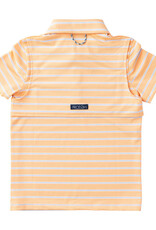 Prodoh S/S Pro Perf Polo Orange Chiffon Stripe