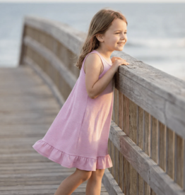 Sweet Bamboo Summer Boho Dress Pink Stripe