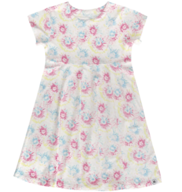 Sweet Bamboo Cap Sleeve Swirly Girl Peace and Love