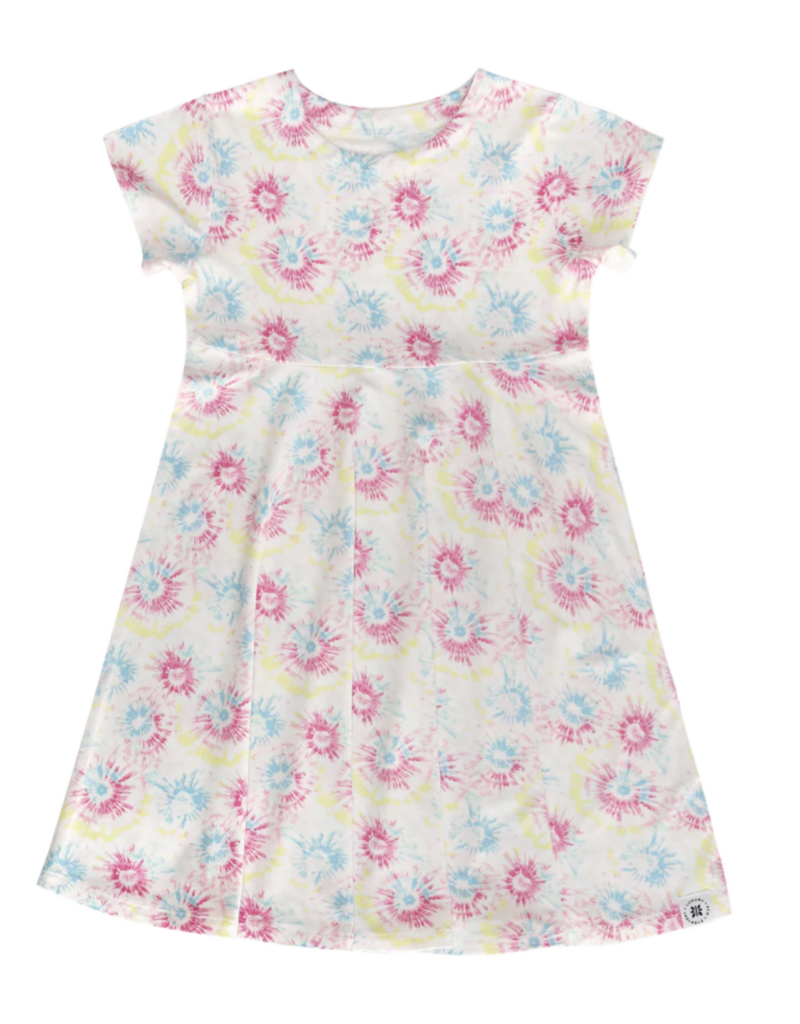 Sweet Bamboo Cap Sleeve Swirly Girl Peace and Love