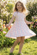 Sweet Bamboo Cap Sleeve Swirly Girl Peace and Love