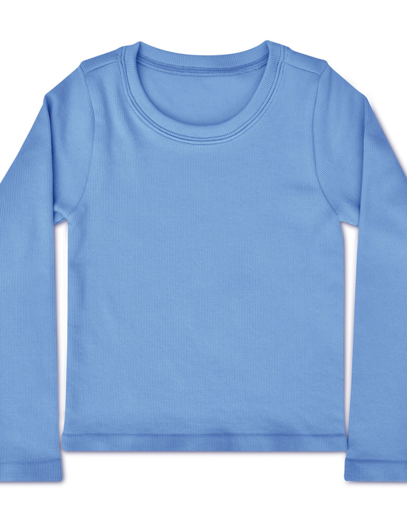 Iscream Bright Blue Ribbed L/S Shirt