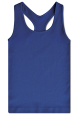 Iscream Midnight Ribbed Racerback Tank Top