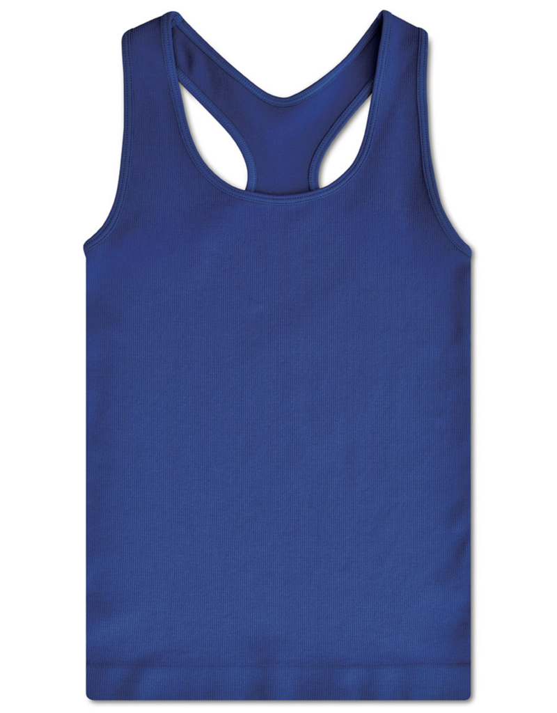 Iscream Midnight Ribbed Racerback Tank Top