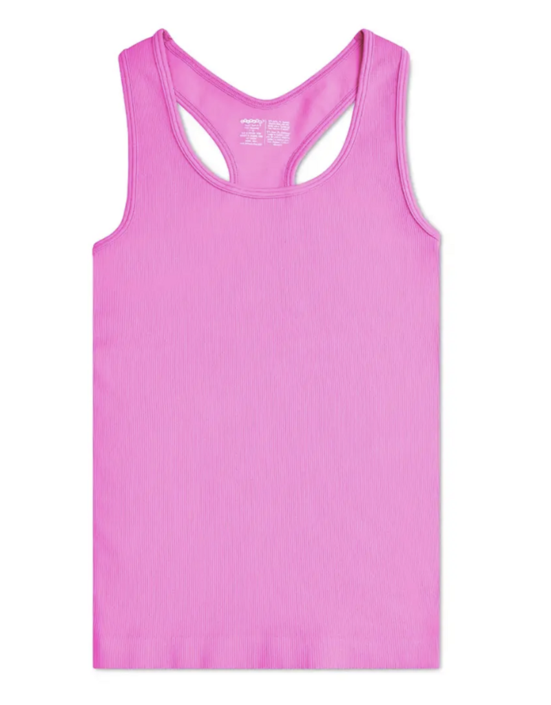 Iscream Pretty Pink Ribbed Racerback Tank