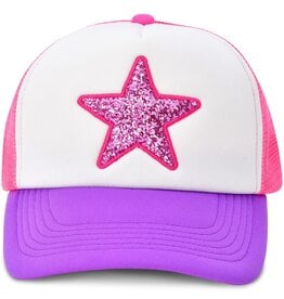 Iscream Glitter Star Trucker Hat