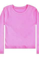 Iscream Pretty Pink Ribbed Long Sleeve Shirt
