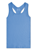 Iscream Bright Blue  Ribbed Racerback Tank