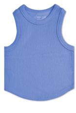 Iscream Bright Blue Smocked Racerback Tank