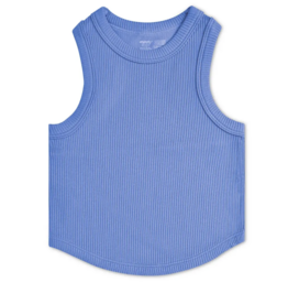 Iscream Bright Blue Smocked Racerback Tank