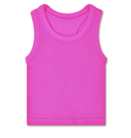 Iscream Pretty Pink Smocked Racerback Tank